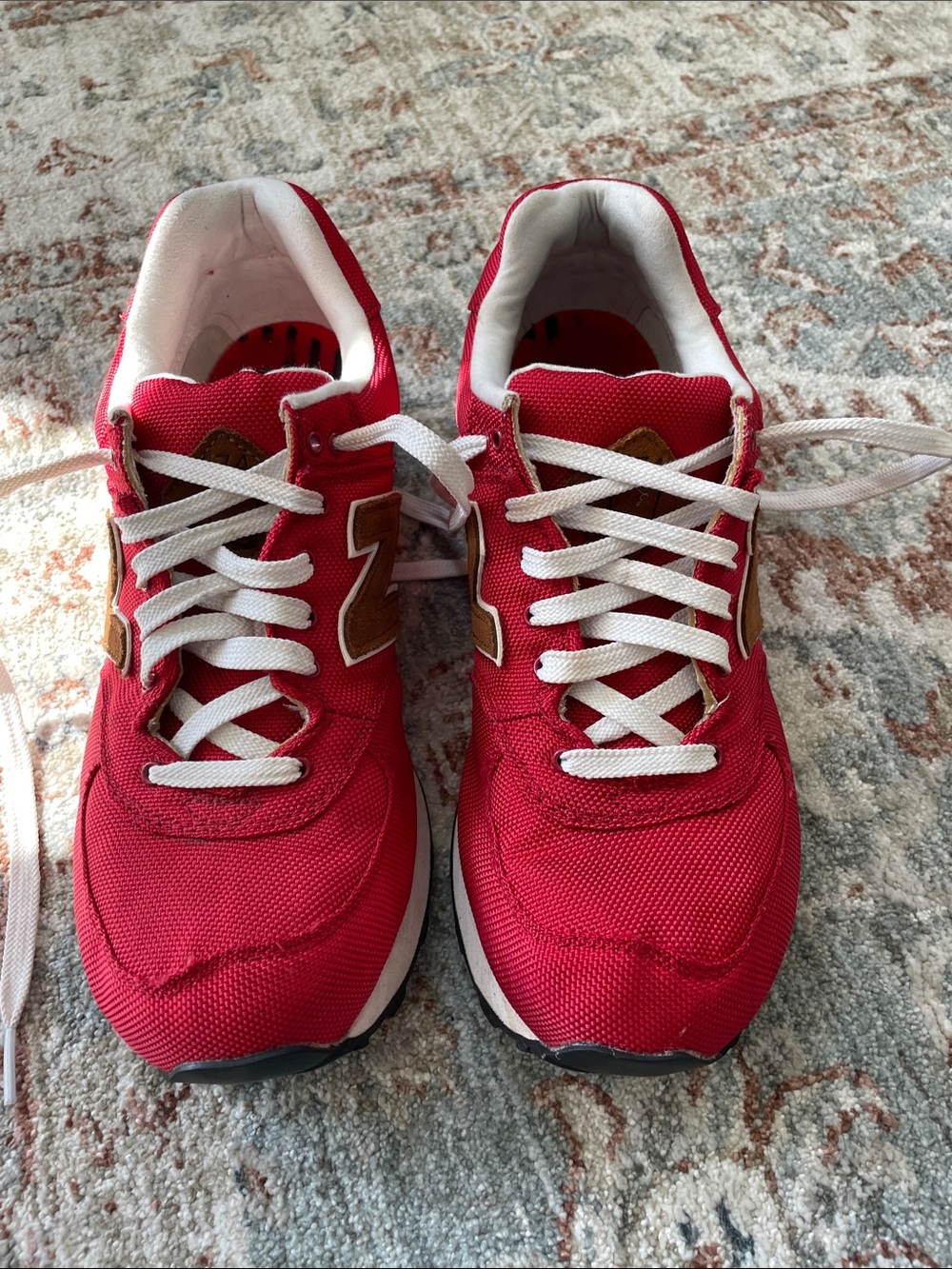 New Balance 574 ML574BPR Red/Brown Men’s 9.5 – Rare Vintage
